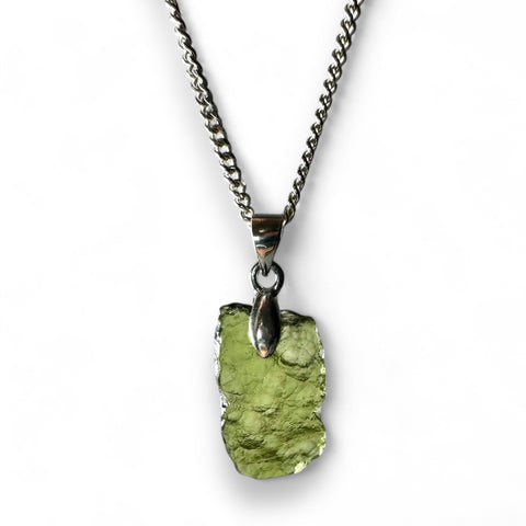 Moldavite Necklace Pendants | Genuine 14.7 Million-Year-Old Gem