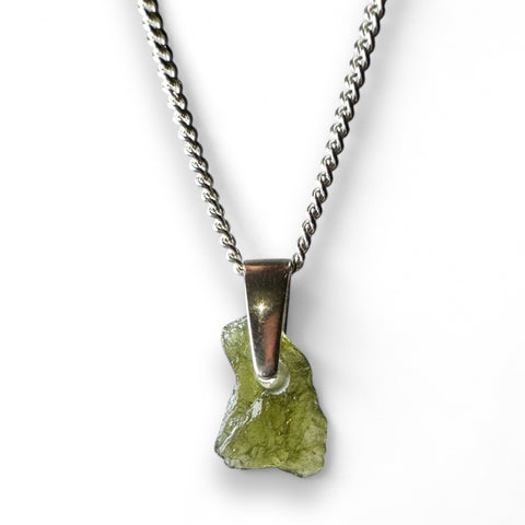 Moldavite Necklace Pendants | Genuine 14.7 Million-Year-Old Gem