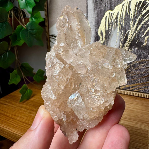 Super Rare Himalayan Elestial Ice Quartz Cluster - Crystals & Reiki