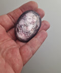 Gem Grade Lepidolite Palm Stone 2 - Crystals & Reiki