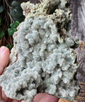Super Rare Green Druzy Chalcedony Mined by Crystals & Reiki 482g - Crystals & Reiki