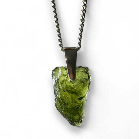 Moldavite Necklace Pendants | Genuine 14.7 Million-Year-Old Gem