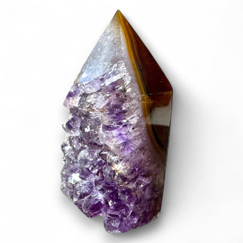 Agate with Amethyst Point 1 - AA Grade