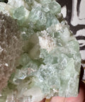 Rare Green Apophyllite with Mordenite Cluster - Crystals & Reiki