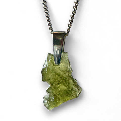 Moldavite Necklace Pendants | Genuine 14.7 Million-Year-Old Gem