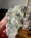 Apophyllite on Black Chalcedony Cluster – Light Anchored in Protection - Crystals & Reiki