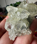 Apophyllite on Black Chalcedony Cluster – Protective Light - Crystals & Reiki