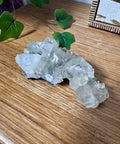 Apophyllite on Black Chalcedony Cluster – Spiritual Light with Grounded Strength - Crystals & Reiki