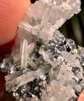 Bladed Calcite with Needle Quartz, Galena & Chlorite – Madan - Crystals & Reiki