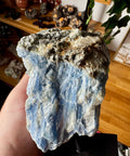 Blue Kyanite on Quartz Matrix – Align & Ground – 756g - Crystals & Reiki