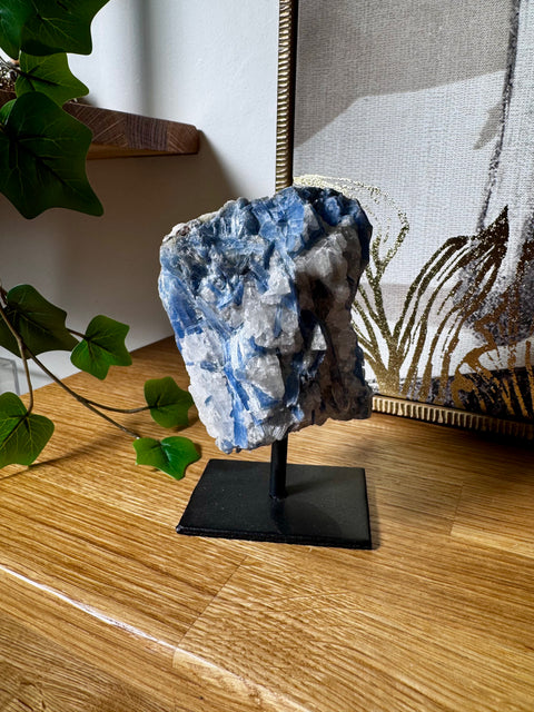 Blue Kyanite on Quartz Matrix – Align & Ground – 756g - Crystals & Reiki