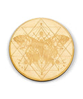 Butterfly Sri Yantra Crystal Grid - Birchwood - 14.7cm - Crystals & Reiki