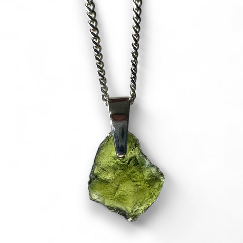 Moldavite Necklace Pendants | Genuine 14.7 Million-Year-Old Gem