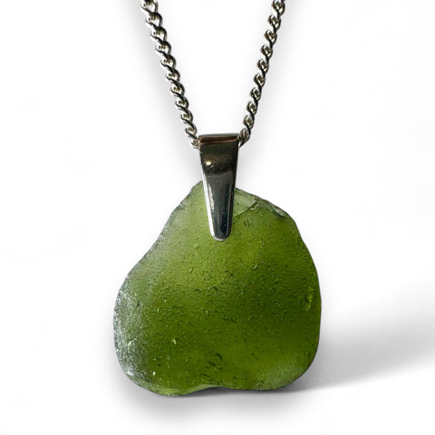 Moldavite Necklace Pendants | Genuine 14.7 Million-Year-Old Gem