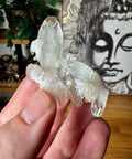 Diamond Apophyllite Cluster With Prehnite – Clarity & Heart Awakening – 40g - Crystals & Reiki