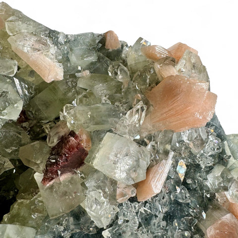 Diamond Apophyllite, Peach Stilbite & Heulandite - Calm - Crystals & Reiki