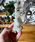 Diamond Apophyllite Stalactite With Prehnite – Amplifies Light & Healing – 204g - Crystals & Reiki