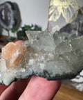 Diamond Apophyllite With Peach Stilbite - Elevates Vibration - Crystals & Reiki