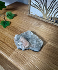 Diamond Apophyllite With Peach Stilbite - Elevates Vibration - Crystals & Reiki