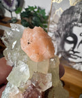 Diamond Apophyllite With Peach Stilbite & Heulandite - Heals Emotional Wounds - Crystals & Reiki