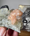 Diamond Apophyllite With Peach Stilbite - Let Go of Fear - Crystals & Reiki