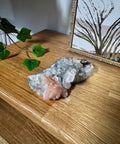 Diamond Apophyllite With Peach Stilbite - Let Go of Fear - Crystals & Reiki