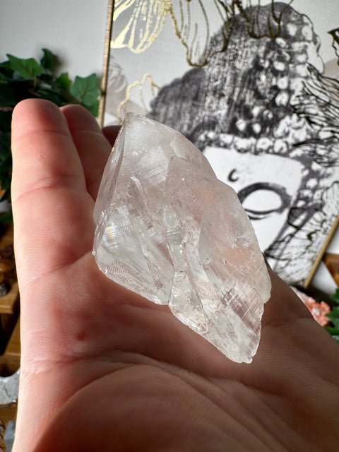 Elestial Himalayan Quartz – Mesmerising Structure & Ancient Light – 154g - Crystals & Reiki