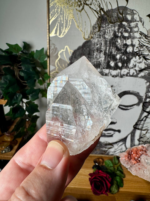 Elestial Himalayan Quartz – Mesmerising Structure & Ancient Light – 154g - Crystals & Reiki