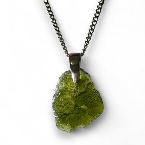 Moldavite Necklace Pendants | Genuine 14.7 Million-Year-Old Gem