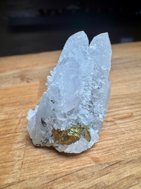 Quartz with Pyrite & Galena Cluster - Crystals & Reiki