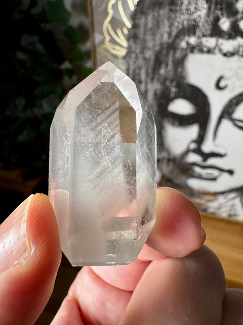 Frosted Cascading Quartz Phantom – Dimensional Clarity & Timeless Precision - Crystals & Reiki