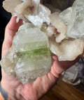 Green Apophyllite With Stilbite Cluster – Elevates Energy – 760g - Crystals & Reiki