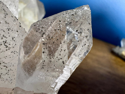 Himalayan Cathedral Quartz Cluster with Hematite – Ancient Spiritual Wisdom - Crystals & Reiki