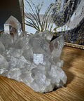 Himalayan Cathedral Quartz Cluster with Hematite – Ancient Spiritual Wisdom - Crystals & Reiki