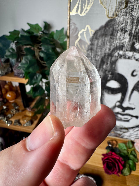 Himalayan Quartz Point – Pure Light & Spiritual Clarity – 44g - Crystals & Reiki
