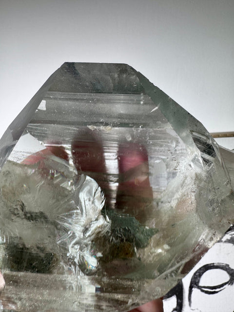 Himalayan Quartz with Golden Rutile, Chlorite, Rainbows & Record Keepers – Collector’s Specimen – Double Terminated - Crystals & Reiki