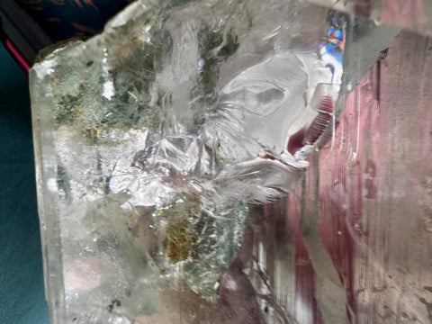 Himalayan Quartz with Golden Rutile, Chlorite, Rainbows & Record Keepers – Collector’s Specimen – Double Terminated - Crystals & Reiki