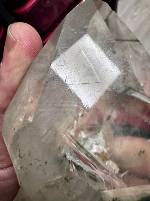 Himalayan Quartz with Golden Rutile, Chlorite, Rainbows & Record Keepers – Collector’s Specimen – Double Terminated - Crystals & Reiki