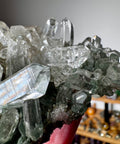 Himalayan Quartz with Green Chlorite Cluster – Wisdom from the Mountains - Crystals & Reiki