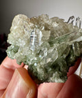 Himalayan Quartz with Green Chlorite Cluster – Wisdom from the Mountains - Crystals & Reiki