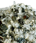 Small Quartz With Pyrite Cluster - Attract Abundance - Crystals & Reiki