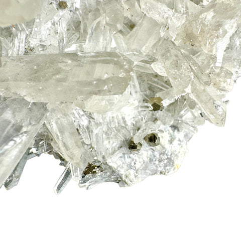 Quartz With Pyrite Cluster - Beautiful Piece
