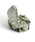 Mini Quartz With Pyrite Cluster - Elegant Formation - Crystals & Reiki
