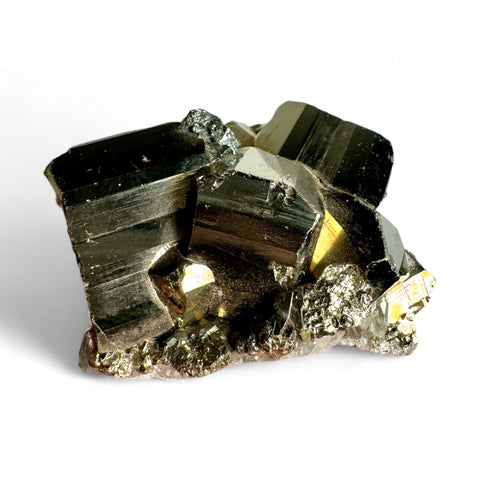 Pyrite Cube Cluster - Enhance Confidence - Crystals & Reiki