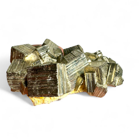 Pyrite Cube Cluster - Strength & Vitality - Crystals & Reiki