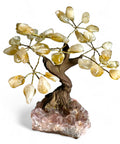 Yellow Amethyst Crystal Bonsai Tree 10cm - Beautifully Crafted - Crystals & Reiki