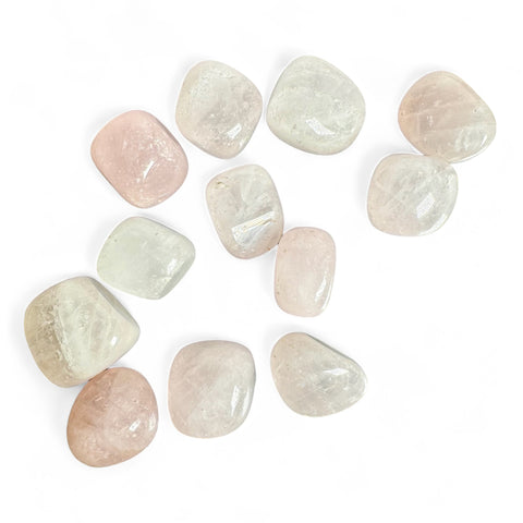 Rose Quartz Tumbled Stones - For Love & Compassion - Crystals & Reiki