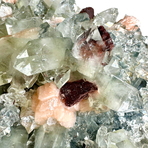 Diamond Apophyllite, Peach Stilbite & Heulandite - Calm - Crystals & Reiki