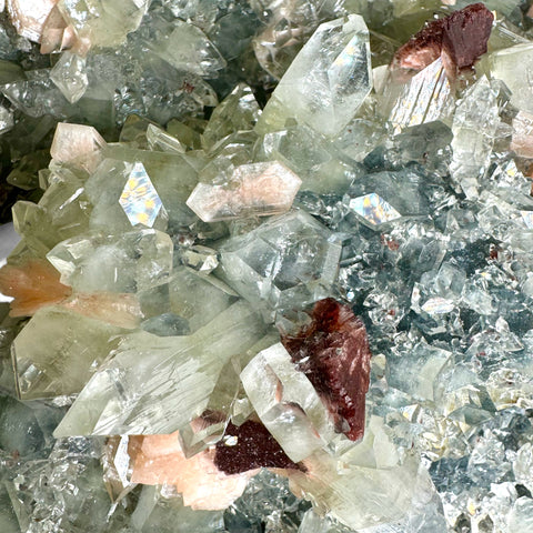 Diamond Apophyllite, Peach Stilbite & Heulandite - Calm - Crystals & Reiki
