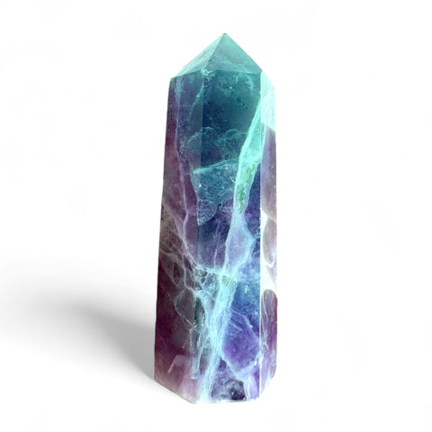 Fluorite Tower Point: Enhance Mental Clarity and Focus